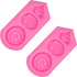 2 Pieces Superhero Silicone Mold Cookie Fondant Molds Candy Chocolate Fondant Molds...