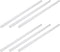 10mm OD Clear Rigid Tubing Plastic Test Tubes 7mm ID, 300mm Length, Pack of 6...