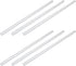 10mm OD Clear Rigid Tubing Plastic Test Tubes 7mm ID, 300mm Length, Pack of 6...