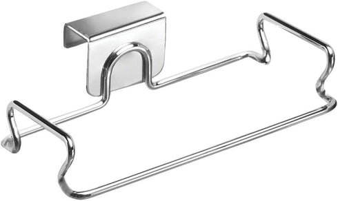 Over-The-Cabinet Plastic Bag Storage and Grocery Bag Holder, Kitchen Storage - Chrome...