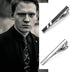 MOZETO Tie Clips for Men, Classic Style Silver Tie Bar Set for Regular Ties Luxury Box Gift Ideas...