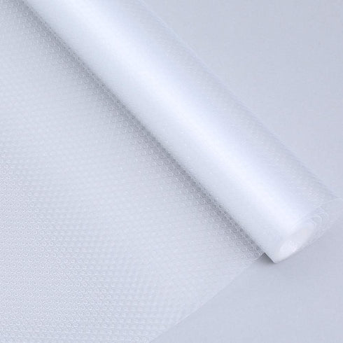 Shelf Liner Non Adhesive Drawer Liner Waterproof Cabinet Liner, Refrigerator Liners for Kitchen, Shelves, Storage and Desks, Clear 17.7"×59"...
