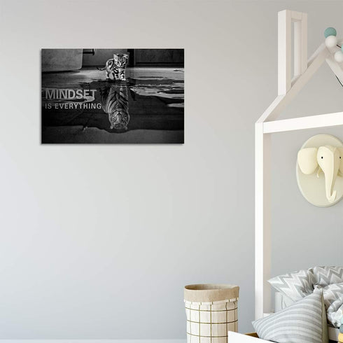 Inspirational Wall Art Cat Entrepreneurship Positive Canvas Poster Print Artwork Painting Picture Motivational Entrepreneur Art Quotes Office Wall...