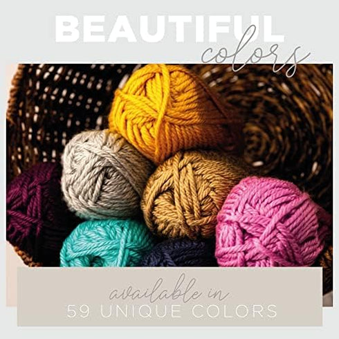 Lion Brand Yarn Hometown Yarn, Bulky Yarn, Yarn for Knitting and Crocheting, 1-Pack, Lakeland Olive......