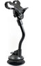 Suction Cup Phone Holder for Car Windshield & Dash with Extra 3M Adhesive Mounting Disk, 8" Flexible Gooseneck, Double Clip Mount Multi Purpose Us...