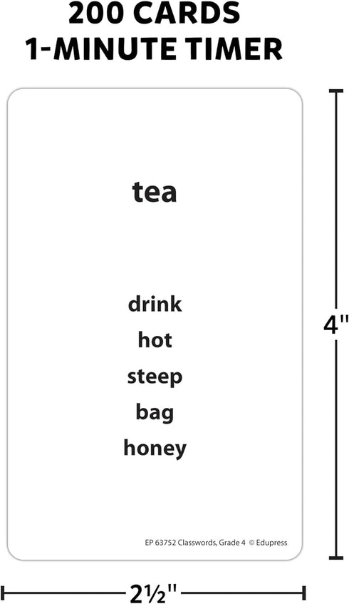 Edupress Classwords Game, Grade 4 (EP63752)...