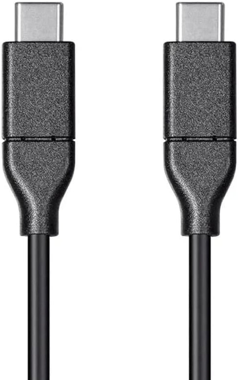 Monoprice Essentials USB-C to USB-C 2.0 Cable - 480Mbps, 5A, 26AWG, 4m (13.1 ft) Black...