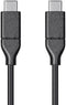 Monoprice Essentials USB-C to USB-C 2.0 Cable - 480Mbps, 5A, 26AWG, 4m (13.1 ft) Black...