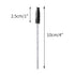 G2PLUS 100PCS Crystal Eyelash Mascara Brushes Wands Applicator Makeup Kits, Mascara Wands Lash Spoolies for Eyelash Extensions and Eyebrow Brush (...