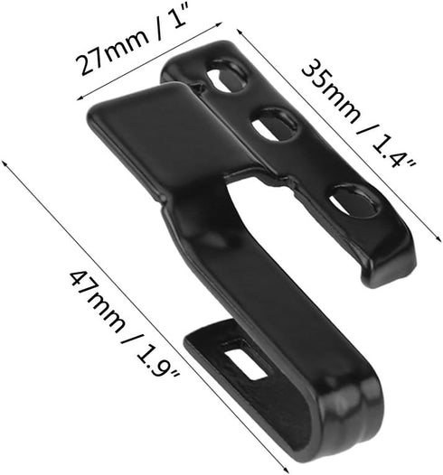 Wiper Blade Adapter, 2 Set of Car Windshield Wiper Arm Adapter, Universal Black Automotive Wiper Adapter with Mounting Screws...
