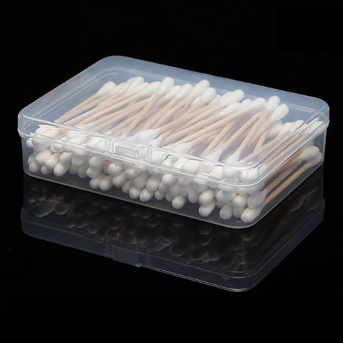 6 Pcs Mini Plastic Storage Containers Clear Rectangle Boxes Small Empty Cases Transparent Beads Organizer Container with Lid for Collecting Small ...