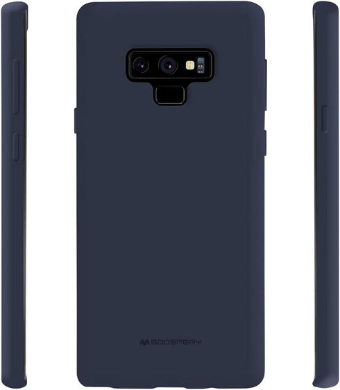 GOOSPERY Soft Feeling Jelly for Samsung Galaxy Note 9 Case (2018) Silky Slim Bumper Cover (Midnight Blue)...
