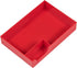 JAM Paper Stackable Half Desk Trays - Red - Office & Desk Supply Organizer Top Tray - Sold Individually...