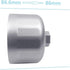 Oil Filter Wrench for BMW VOLVO with Cartridge Oil Filter Housing Caps, 86mm 86.4mm 86.5mm 86.6mm 4 in 1 Oil Filter Removal Tool for Oil Change...