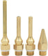 Eyech 4 pack Interchangeable Hot Glue Gun Nozzles Copper Glue Gun Nozzle Assortment Set for Melting Glue Gun Use Craft Repair Tool 2.0x70mm 2.0x50...