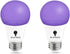Bluex Bulbs 2 Pack LED Black Light Bulb, 9W A19 E26 Blacklight Bulb Level 385-400nm, Body Paint, Glow in The Dark LED Light Bulb Neon Glow Fluores...