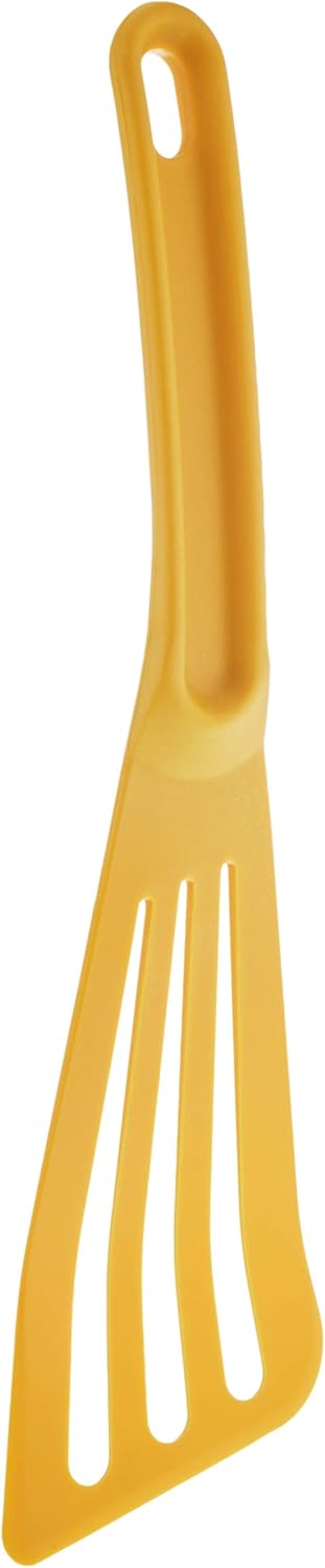 Mercer Culinary Hell's Tools Hi-Heat Slotted Spatula, 12 Inch x 3.5 Inch, Yellow...