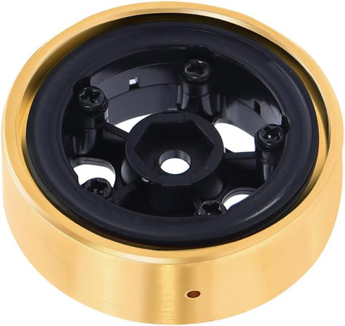 35g/pcs Brass Beadlock Clamp Wheel Weights Inner Rings for 1/18 RC Crawler TRX4M Stock Tires Upgrade...