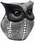 Resin Owl Statue Home Decor - Black Owl Sculpture, Bird Statue, Small Accents for Bedroom, Office, Garden, Bookshelf, TV Stand Figurines(Black)...