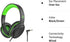 Green Wired Headphones for Boys Portable On Ear Youth Headphones for School Airplane Travel Lightweight Portable Compatible with Pad Computer Lapt...