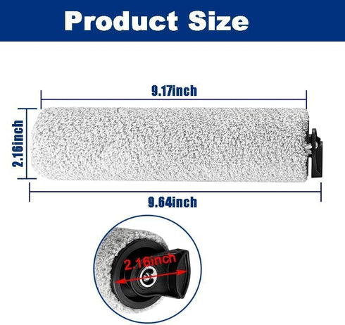 Replacement Roller Brush Compatible with Tineco iFloor 3/ Floor One S3/ iFloor 2 Brushroll Cordless Wet Dry Vacuum Cleaner-2Pack...