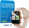 Screen Protector Compatible for KEEPONFIT 1.85'' Smartwatch IDW21, HD Full Coverage TPU Protective Film for IDW21 Smart Watch (6PCS), transparent...