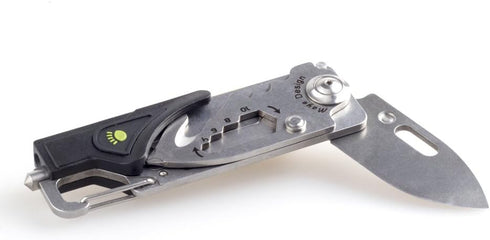 Sanrenmu 6050 LUF-PH-T4 Pocket EDC Folding Camping Knife Multi Toolkit Screwdriver Belt Cutting LED Bottle Opener Glass Breaker...