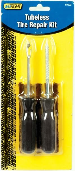 Performance Tool 60202 Tire Repair Kit for Cars and Trucks - Includes Plugger, Reamer, and Plugs - Keep Your Tires in Top Shape...