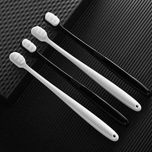 DI QIU REN Extra Soft Toothbrush for Sensitive Gums, Manual Toothbrush with 8 Tubes of 10000 Soft Floss Bristle for Gum Care, Protect Fragile Gums...