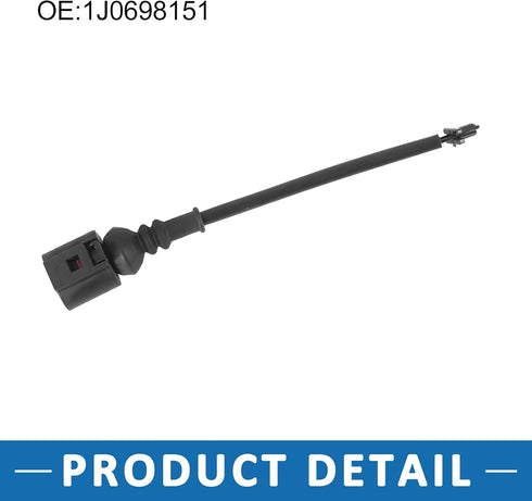 Disc Brake Pad Wear Sensor 1J0698151 Brake Pad Electronic Wear Indicators Front for Volkswagen Jetta 1999-2005 2011-2015...
