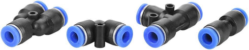 Pneumatic Quick Fittings, 6mm 0-0.9MPa 360 Degree Rotation Air Hose Push Connector Pneumatic Quick Connector for Pneumatic Tools for Air Piping fo...