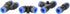 Pneumatic Quick Fittings, 6mm 0-0.9MPa 360 Degree Rotation Air Hose Push Connector Pneumatic Quick Connector for Pneumatic Tools for Air Piping fo...