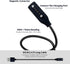 E ECSEM Charger Cable, USB Type A, 80cm, for Bose Frames Alto S/M M/L, Rondo, Soprano and Tenor - 2Black...