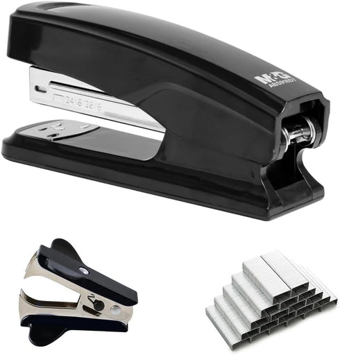 M&G Desktop Stapler Basic Stapler with 25 Sheet Capacity, Two Binding Modes, Portable Stapler with 1000 Staples and Remover, Durable Staplers for ...