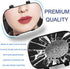 JONMON Car Visor Mirror - 6.7 Inch Auto Makeup Cosmetic Vanity Sun-Shading Mirror with Adjustable Double Elastic Clip Clamp Universal for Mount on...