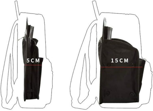 Nylon Backpack Organizer Insert Diaper Bag Purse Organizer Detachable Bag in Bag for Men Women Black...