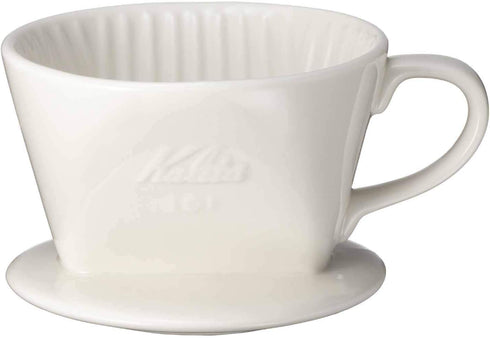 Kalita Coffee Dripper Ceramic 1-2 Person White 101-Lotto #01001...