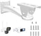 Mini Projector Wall Mount/Projector Hanger/CCTV Security Camera Housing Mounting Bracket(White) - for CCTV/Camera/Projector/Webcam...