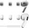 3 Pairs Replacement Ear Tips Compatible with AirPods Pro and AirPods Pro 2, Updated Ear Buds Silicone Tips Including AirPods Cleaner Brush with Po...
