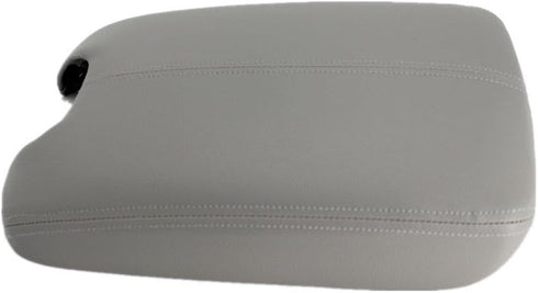 Ezzy Auto Gray Leather Suture Console Armrest Lid Cover for 2008 2009 2010 2011 2012 Honda Accord Center Console Cover Lid...