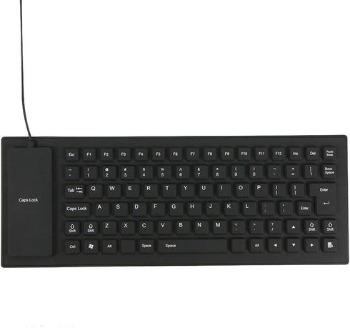 Waterproof Silicone Keyboard Foldable Flexible USB Mini Dustproof Dirt Proof...