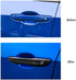 Thenice for 10th Gen Civic Carbon Fiber Grain Door Handle Cover Exterior Decoration Compatible with Honda Civic 2017 2018 2019 2020 2021 with Smar...