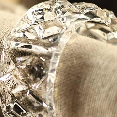 Factory Direct Craft Set of 12 Crystal Look Acrylic Napkin Rings for Table Decor | Clear Napkin Rings for Thanksgiving Dinners, Christmas Parties,...