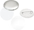 PATIKIL 1.25inch Button Parts, Blank Button Making Supplies,50Pcs Round Badge Parts DIY Pin Maker Kit for Button Maker Machine with Metal Cover Pl...