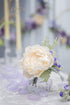 Ling's Moment Flowers 16pcs Cream Blooming Peonies Artificial Flowers with Stem, Artificial Peony Flowers for DIY Wedding Decorations Centerpieces...