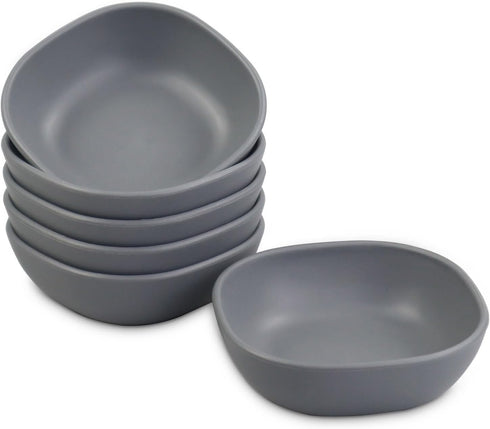 Set of 6 Bamboo Fiber Small Bowls 4.7 Oz, Unbreakable Soy Sauce Dish, Mini Dipping Dessert Ice Cream Bowls, Serving Fruit Snack Bowl for Dinnerwar...