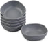 Set of 6 Bamboo Fiber Small Bowls 4.7 Oz, Unbreakable Soy Sauce Dish, Mini Dipping Dessert Ice Cream Bowls, Serving Fruit Snack Bowl for Dinnerwar...