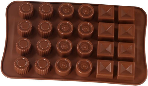 24 Holes Jelly Chocolate Soap Mould DIY Baking Silicone Mold Cake Decorating Tool Kitchen Accessorie Bakeware Ice Tray Drip Mold...