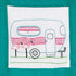 Jack Dempsey Needle Art Campers Hand Embroidery, 9" x 9", White......