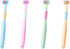 1Pc Random Color Three-Sided Soft Hair Toothbrush, Effective Wrap-Around Design, Deeply and Thoroughly to Clean Teeth and Gums, Manual Toothbrushe...